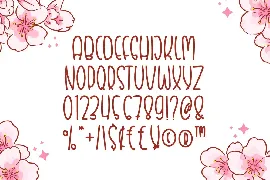 Blossom - Cute Handwriting Font