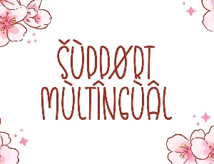 Blossom - Cute Handwriting Font