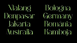 Bumerang - Display Logo font