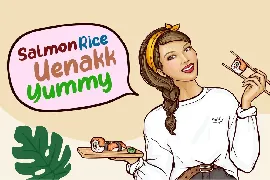 Salmon Rice font