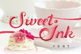 Sweet Ink Font Calligraphy