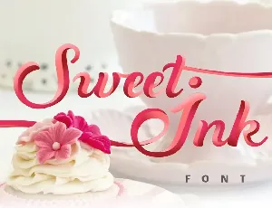 Sweet Ink Font Calligraphy