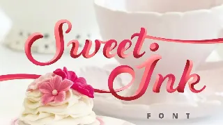 Sweet Ink Font Calligraphy