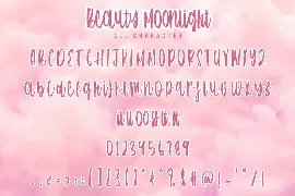 Beauty Moonlight - Cute Font