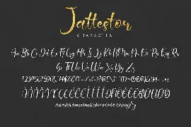 Jattestor font