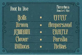 Bizartum font