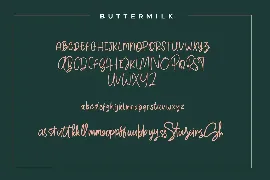 Cd Buttermilk Typeface font