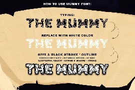 Zombie Mummy font