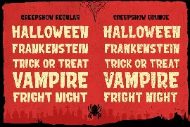 Creepshow- Horror font