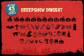 Creepshow- Horror font