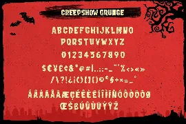 Creepshow- Horror font