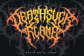 Dreamfire - Death Metal Font