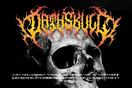 Dreamfire - Death Metal Font