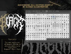 Dreamfire - Death Metal Font