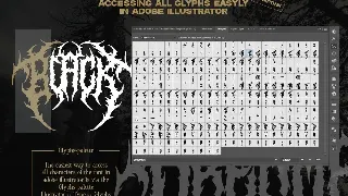 Dreamfire - Death Metal Font