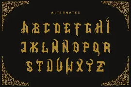 Fire Wisdom - Blackletter Display Font