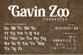 Gavin Zoo - Playful decorative font