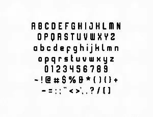 New World - Display font