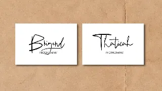 Pregati Signature font