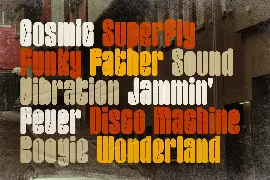 Smokey Brown - Funky Type font