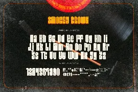 Smokey Brown - Funky Type font