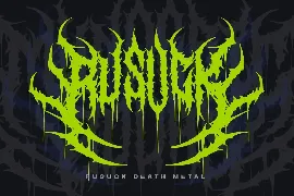 Munderic Godas - Death Metal Font