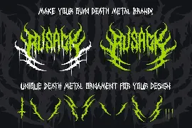 Munderic Godas - Death Metal Font