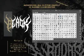 Munderic Godas - Death Metal Font