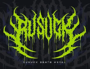 Munderic Godas - Death Metal Font