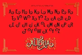 Alteria - Vintage Ornamental Fonts