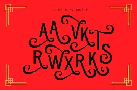 Alteria - Vintage Ornamental Fonts