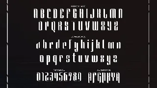 Saunders - Unique Display Font