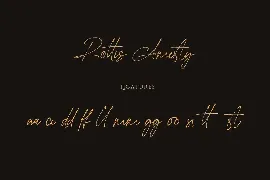 Rottis Amesty Signature Handwriting Script Font