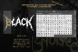 Crucial Noise - Death Metal Font