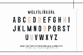 Monpier - Sans Bold Condensed Displat Font