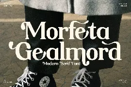 Morfeta Gealmord Serif Font