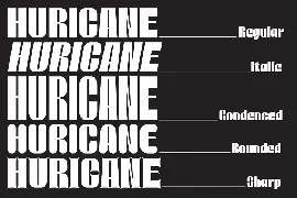 Huricane - A Bold Display Typeface font