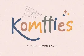 Komtties - Kids Handwriting Font