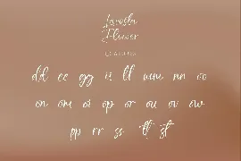 Lacosta Flower Signature Handwriting Script Font