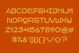 Hardlike font