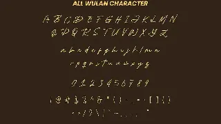 Wulan - Handwritten Font