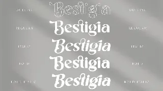 Bestigia - Elegant Sans Serif font