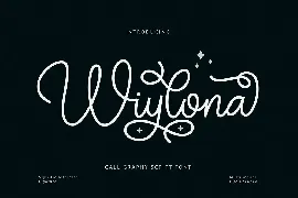 Wiylona - Chic Calligraphy Font