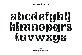 Liesmo - Psychedelic Black Display Sans Font