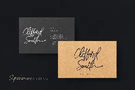 Stephen & Gillion - Signature Script font