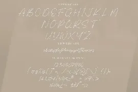 Alexandria Whitehouse Monoline Signature Font