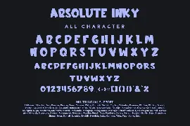 Absolute Inky - Funny Comic Display Font