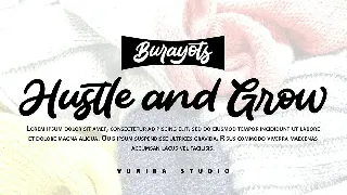 Burayots | Handwriting Script Font