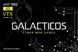 Voltrix - Electric Scifi Game Font