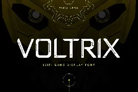 Voltrix - Electric Scifi Game Font